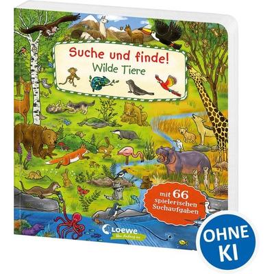 Suche und finde! - Wilde Tiere, Gebundene Ausgabe von , Loewe, 978-3-7432-1533-7