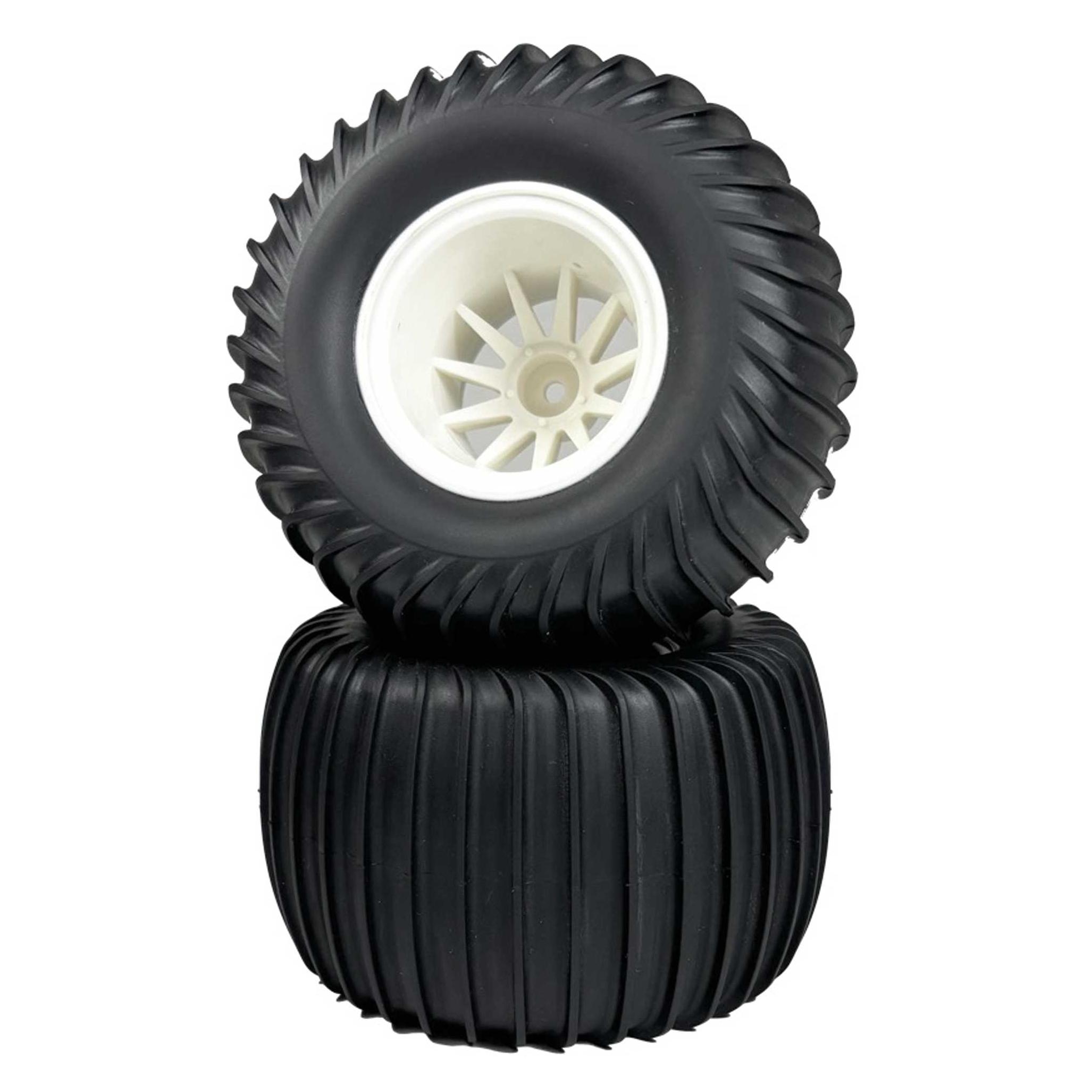 Absima 1/10 Räderset "Monster Sand Wheels" weiss (2) (2500027)