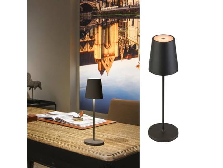 SLV Vinolina Two Lampe de table sans fil LED nomade extérieur\, Noir