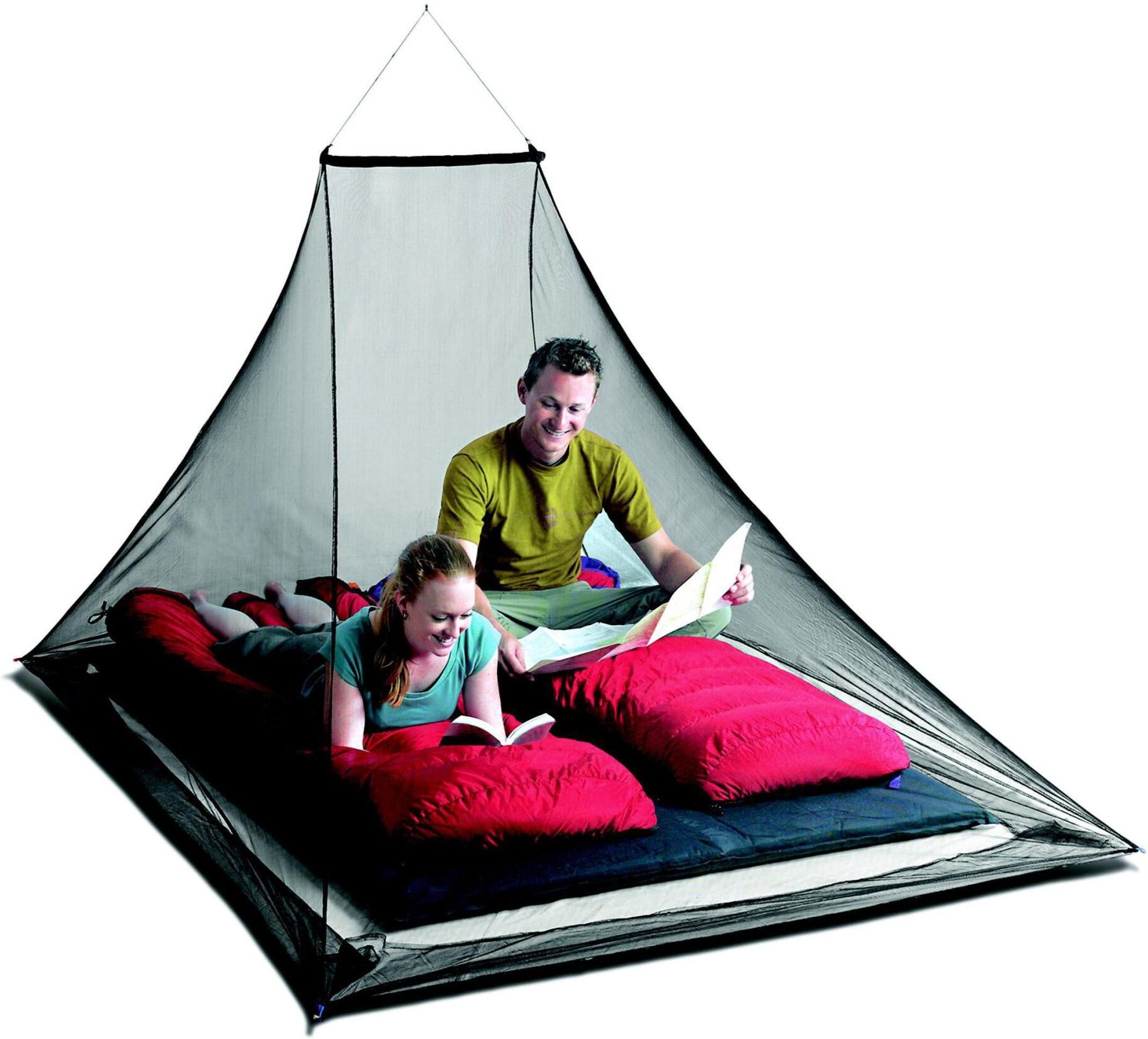 Moskitonetz SEA TO SUMMIT "Double", grau (bunt), B:170cm H:130cm, Schädlingsschutznetze, Moskitonetz, Mosquito Netz Double bunt Einheitsgröße