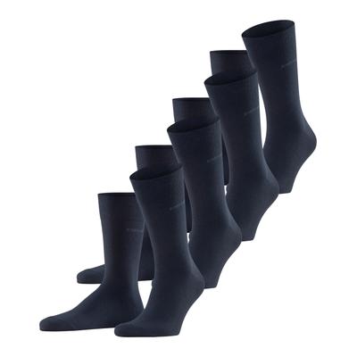Socken ESPRIT "Solid", Herren, Gr. 40-46, Sockengröße, blau (marine), Baumwollmischung, unifarben, normal, Socken Socken, uni Socken, Basic Vorteilspack, wadenhoch