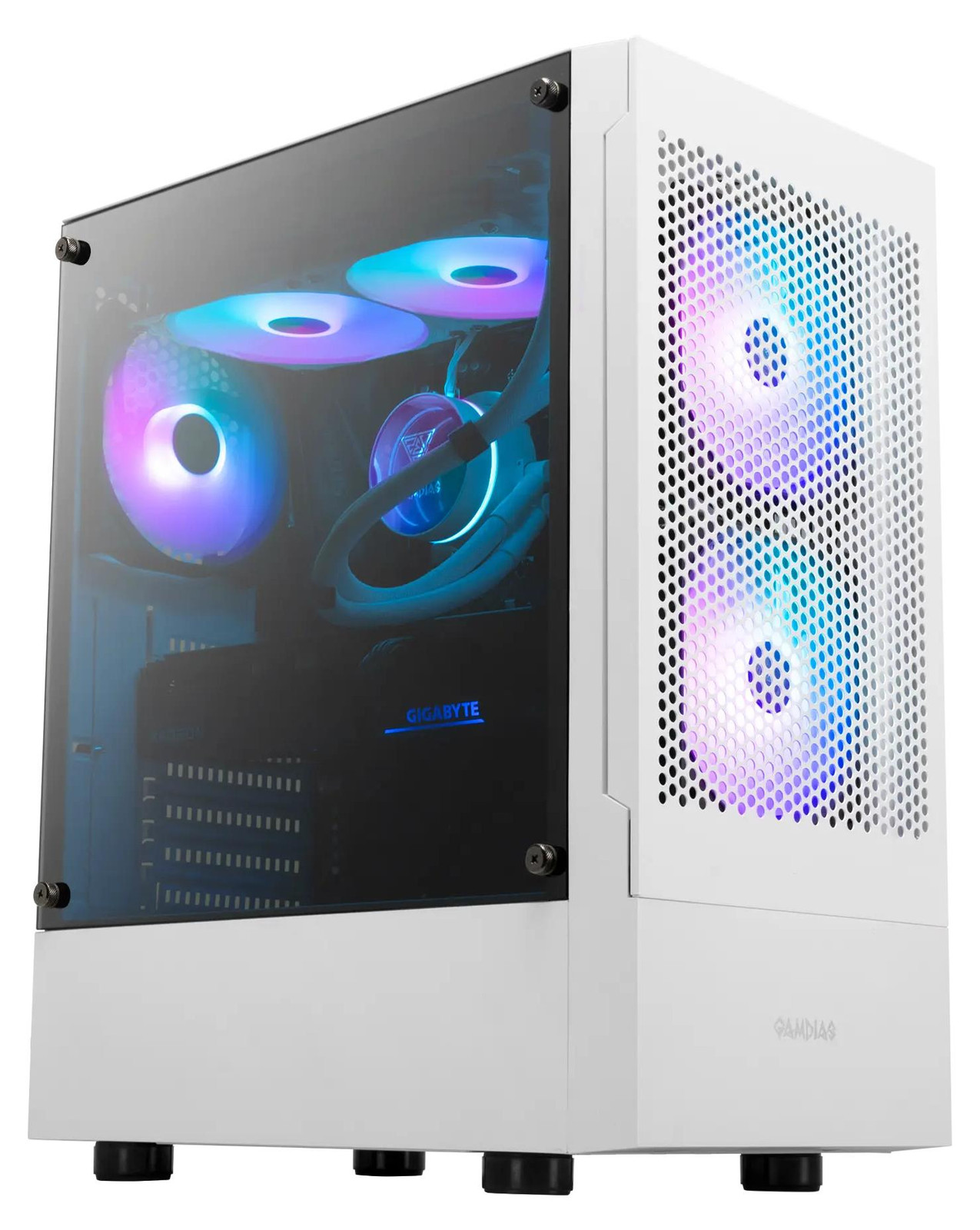 Gamdias Talos E3 MESH Gaming Miditoren, wit