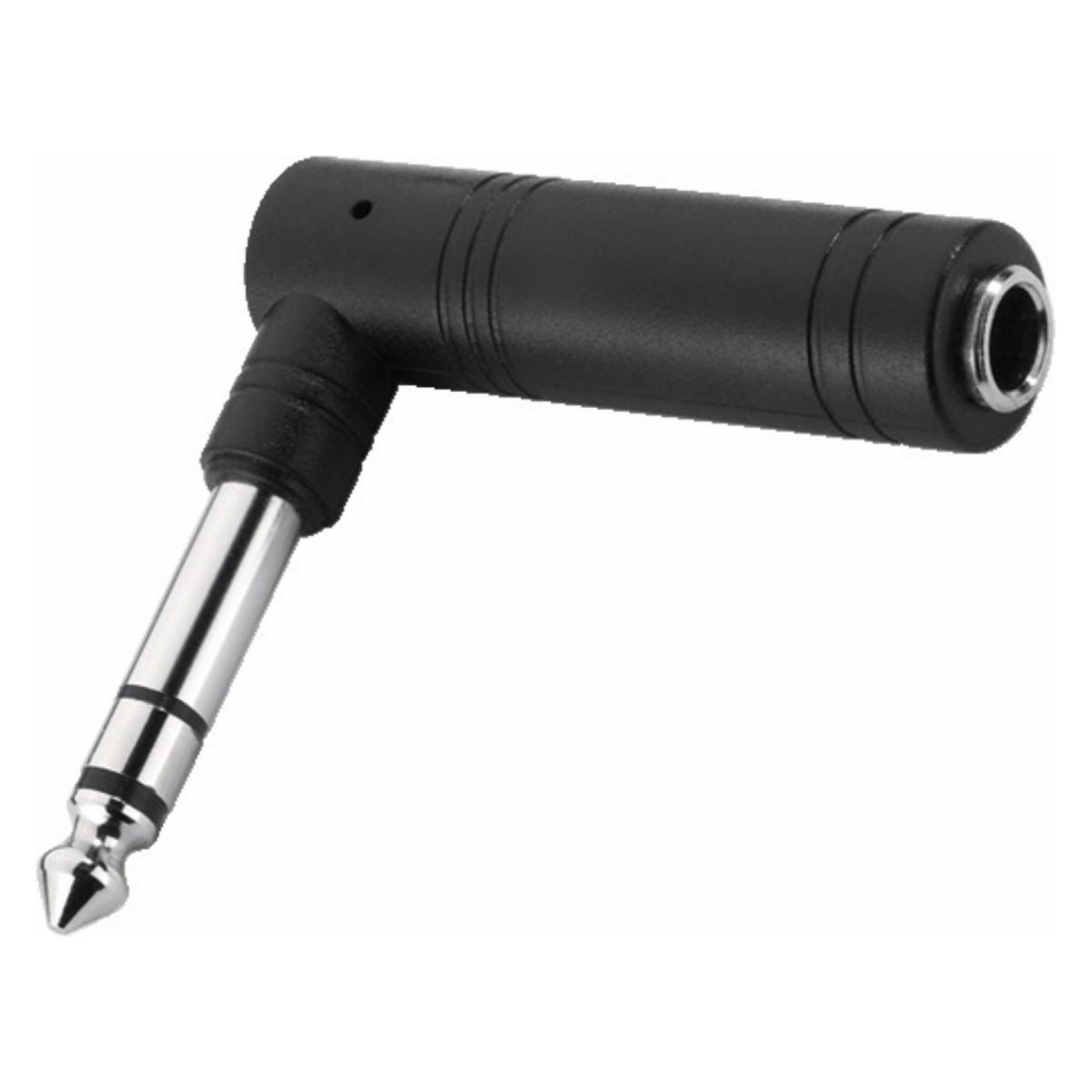 Monacor Winkeladapter 6.3mm Kinken f - 6.3mm Klinken m (Winkeladapter) (NTA-63A)