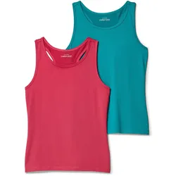 Tchibo - 2 Kinder-Sport-Tops - Mädchen - Gr. 122/128 - türkis