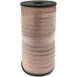 Geschenkband / Ballonband / Polyband / Kräuselband - glitzer roségold 92m