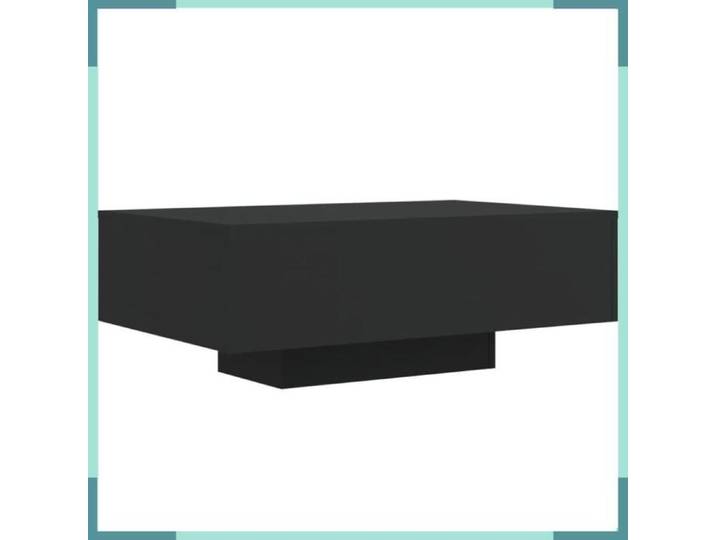 Table basse - 836610 - LED intégrées - Noir - 85 x 55 x 31 cm