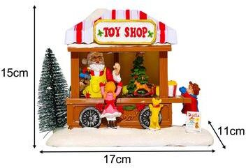 Uplift Essentials Festive Narrative Sculpture High Definition Village House Architectural Ornament style 2