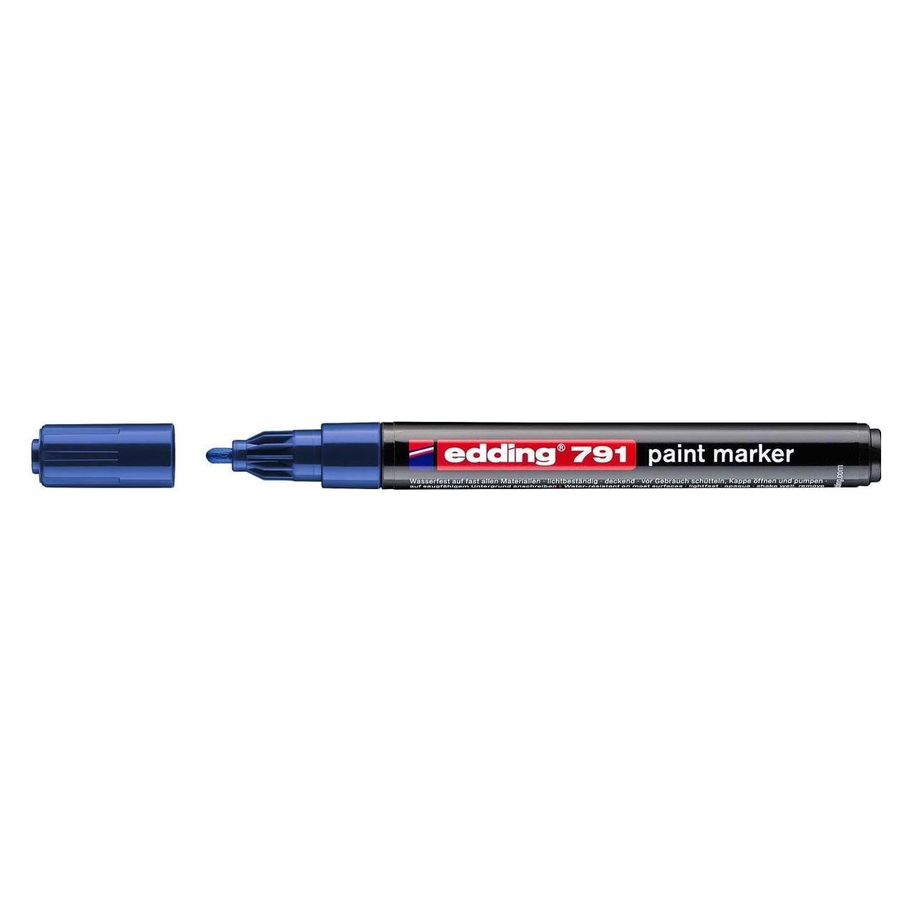 Edding Marker lakierowy 791 1-2mm NIEBIESKI (791N ED) (1x) (40952579)