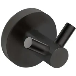 Bemeta Doppelhaken Dark Schwarz Messing 104106030