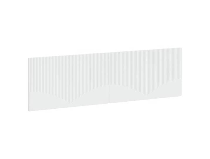 GHVBNMF Wandmontiertes Kopfteil mit Stauraum 180x50 cm Weiß Platzsparendes Wandbett-Kopfteil aus Holzwerkstoff in Weiß für das Schlafzimmer, mit integrierten Ablagefächern.