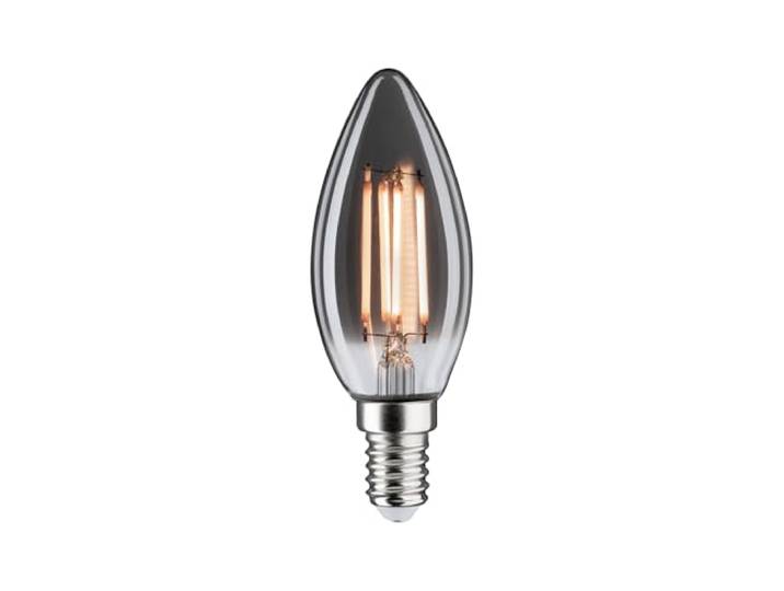 Paulmann 28862 LED Lampe 1879 Röhre Goldlicht 140lm 4 Watt dimmbar Rauchglas Vintage 1800 K E14 Leuchtmittel