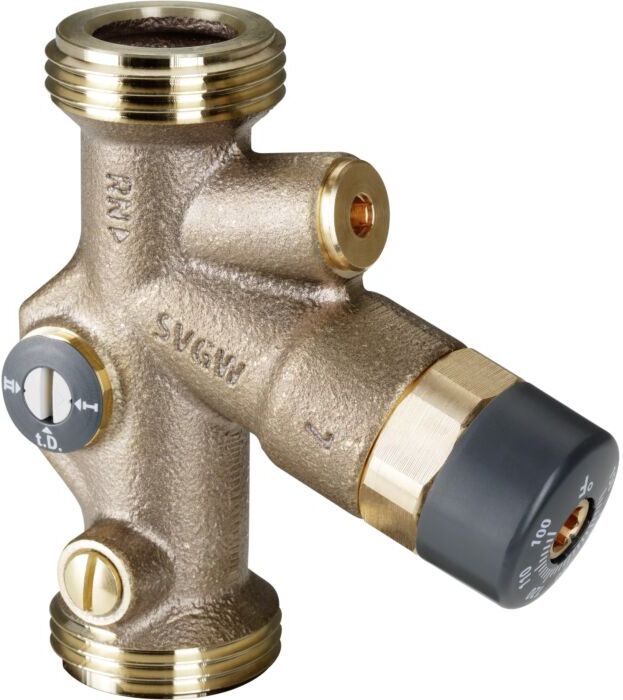 Viega Easytop S/E 2281.3 Zirkulationsregulierventil 778873 DN 15, G 3/4, thermostatisch, Siliziumbronze