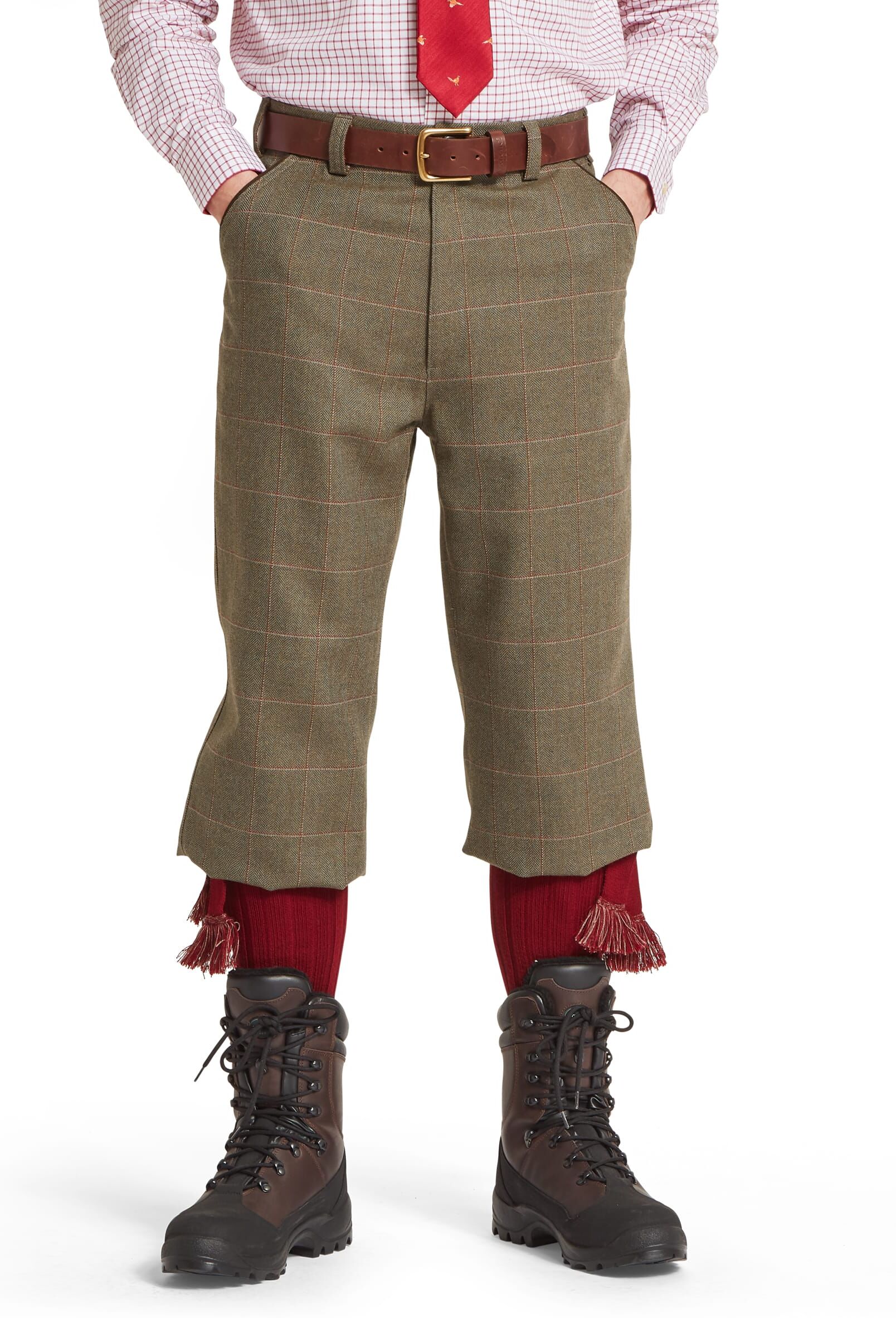 Schöffel Country Tweed Plus Fours - Green - Size 44 - Men