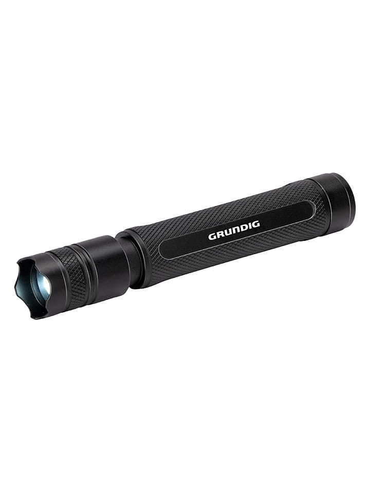 GRUNDIG LED-Taschenlampe in Schwarz - (H)15,6 x Ø 2,7 cm - onesize
