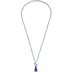 Leonardo 024900 Damen-Halskette Donna Blau 80 cm