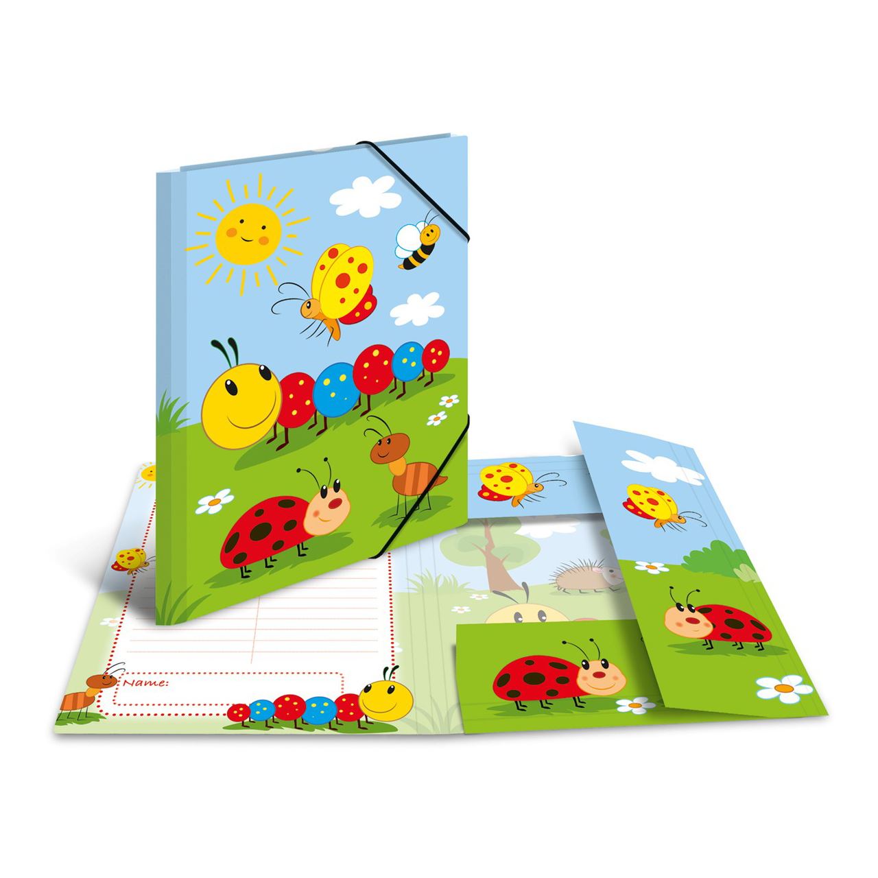 Herma Eckspannermappe "Frieda & Friends", Karton, DIN A4