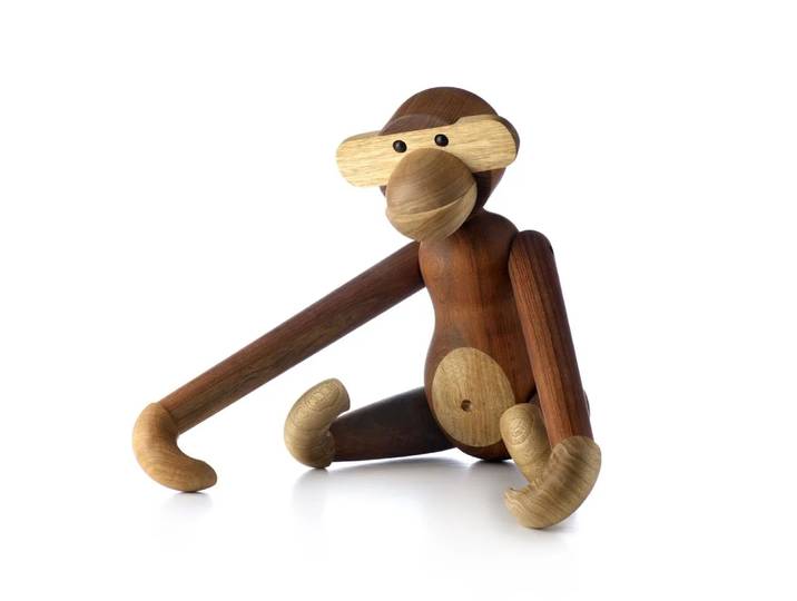 Kay Bojesen Denmark Grand singe en bois Kay Bojesen bois