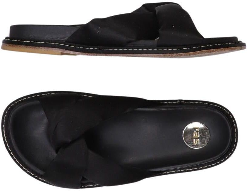 ras Damen Sandalen, Schwarz, Gr. EU 38, kein / Etikett - Second Hand
