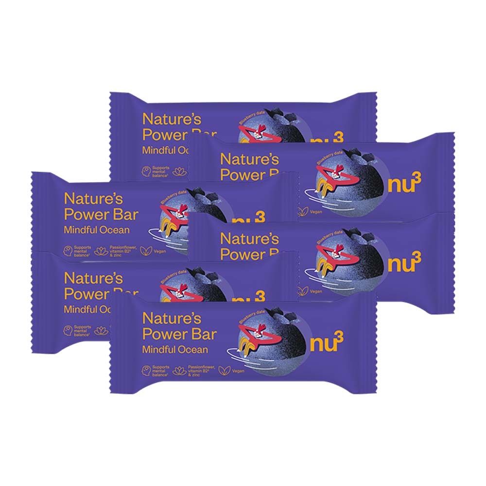 nu3 Nature's Power Bar - Mindful Ocean x6 6x38 g