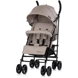 Chipolino Kinderwagen Milano Buggy bis 22 kg, Rückenlehne verstellbar, faltbar beige/braun