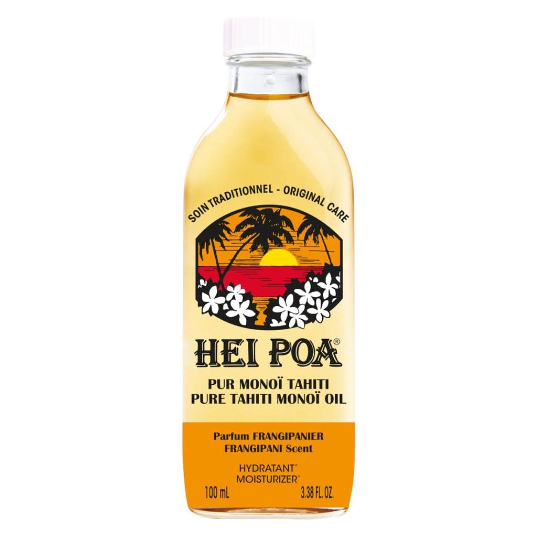 Hei Poa soin traditionnel 98% monoï AO frangipanier (Körperöl, 100 ml) (HPSTFR)