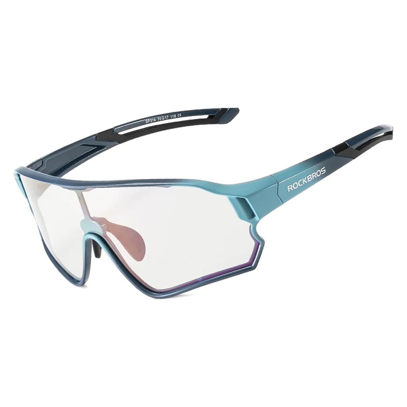 Rockbros 14110009005 polarized cycling glasses for children 8-14 years old - blue (Blau, Blau) (Rockbros-14110009005)