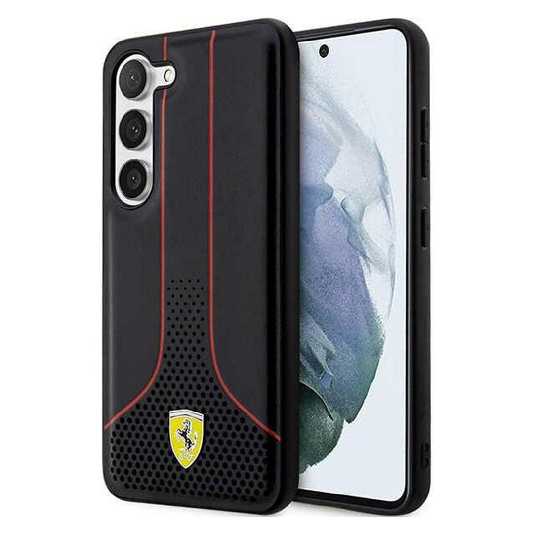 Ferrari FEHCS23SPCSK S23 S911 czarny/black hardcase Perforated 296 P (Samsung Galaxy S23) (FER000552-0)
