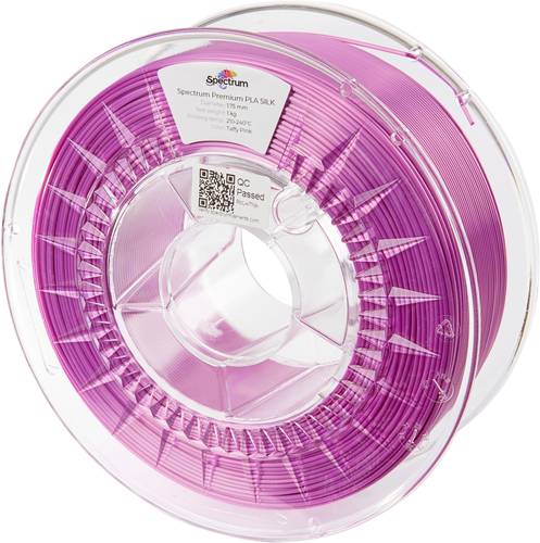 Spectrum Filaments 80447 PLA SILK Filament PLA-Seide Seidig glänzend 1.75mm 1000g Taffy Pink, Pink 1St.
