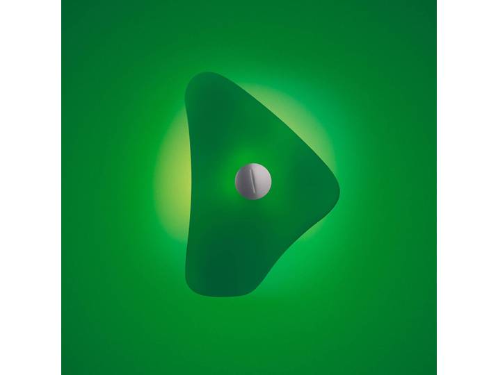 Foscarini Designer Wandleuchte Bit 4, grün, für Wohn- / Esszimmer, Glas, Design