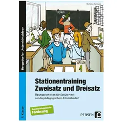Stationentraining Zweisatz und Dreisatz, Schulbücher von Christine Hermann