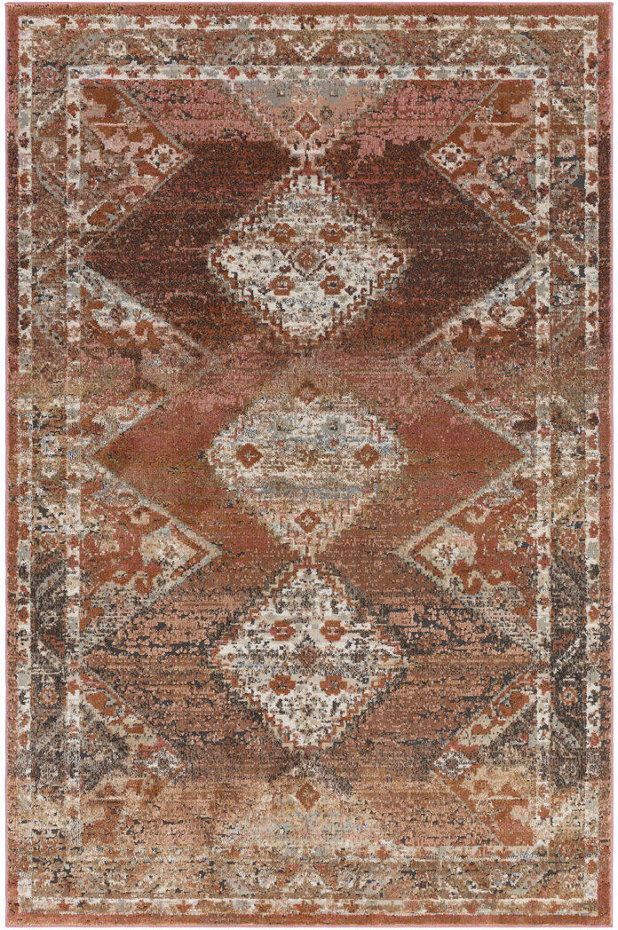 Latitude Vive Anthonyville Traditional Persian Rust Rug Orange Rectangle 155 x 230cm