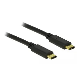 Delock Kabel USB Type-C™ 2.0 Stecker > USB Type-C™ 2.0 Stecker 0,5 m schwarz