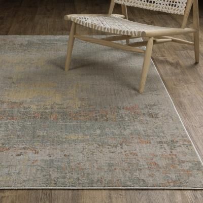Style Haven Melody Distressed Abstract Grey/ Multi Area Rug
