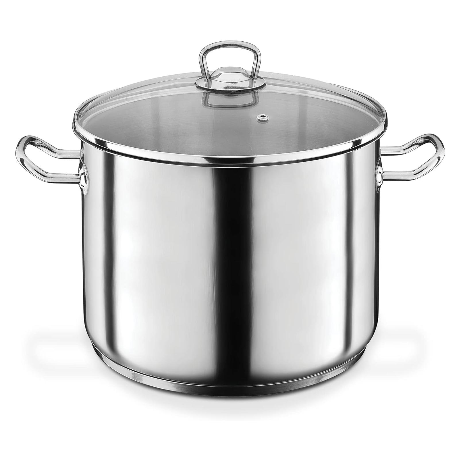 GSW Jumbotopf PROFI 28 cm - 15 Liter INDUKTION (Kochtopf, Edelstahl) (32546479)