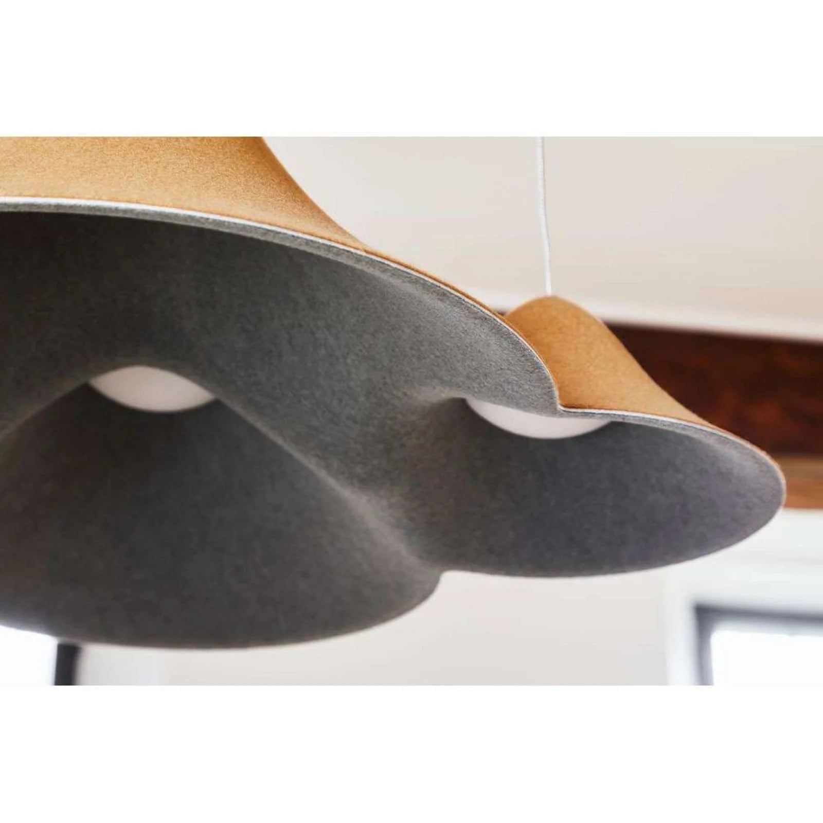 Loom Design Panorama Hanglamp Small - Geel/Grijs - Aluminium