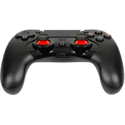 iBox Aurora Gamepad Gp4 Kontroler Ps4 PC Android (Android, iOS, PC, PS4), Gaming Controller, Rot, Schwarz