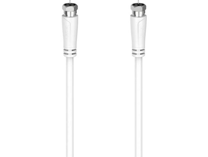Hama 00205065 coaxial cable 5 m F White