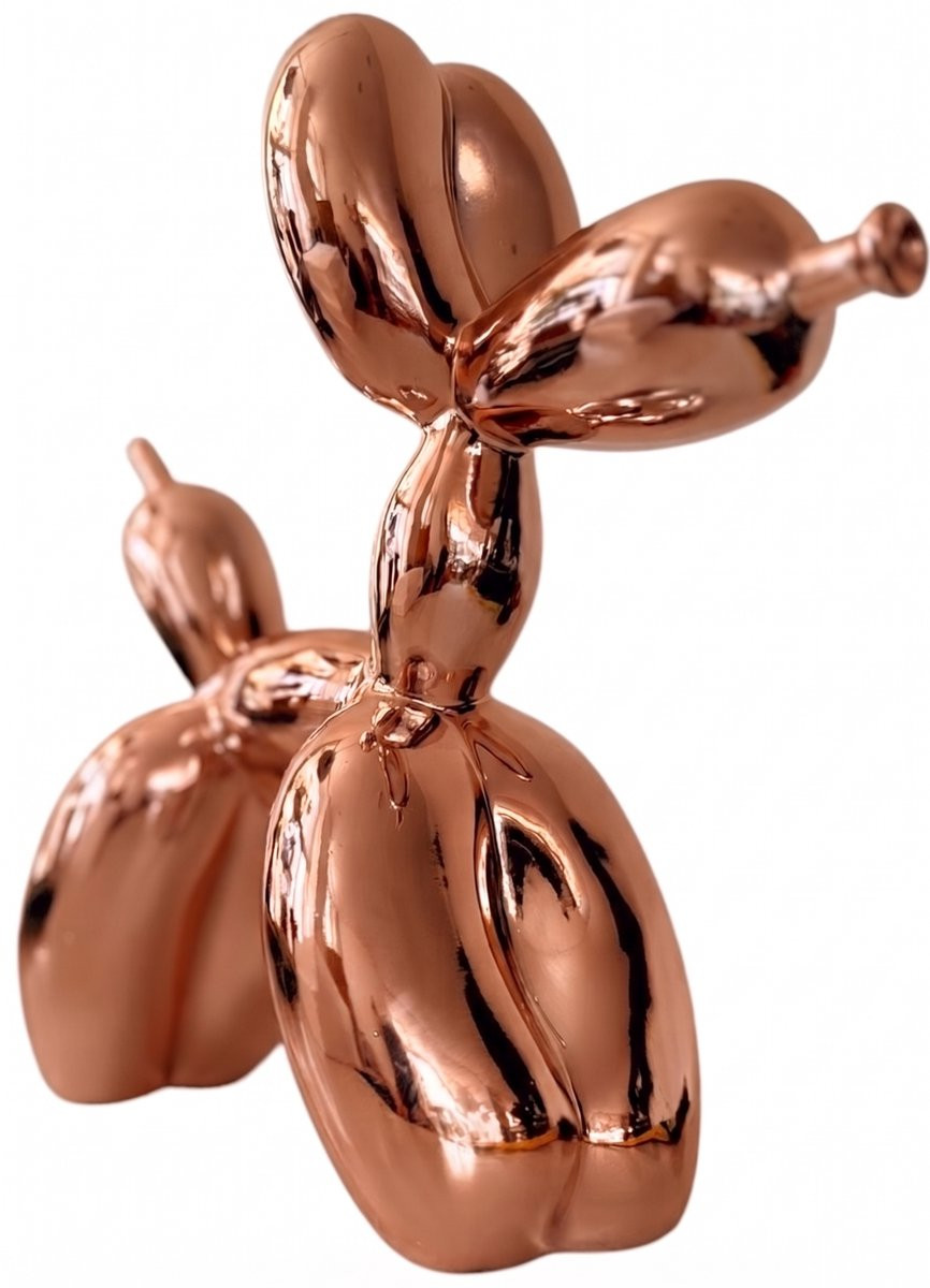 Balloon Dog XXL Pop Art Design Decoratie - Rosé - Hoogte: 28 cm