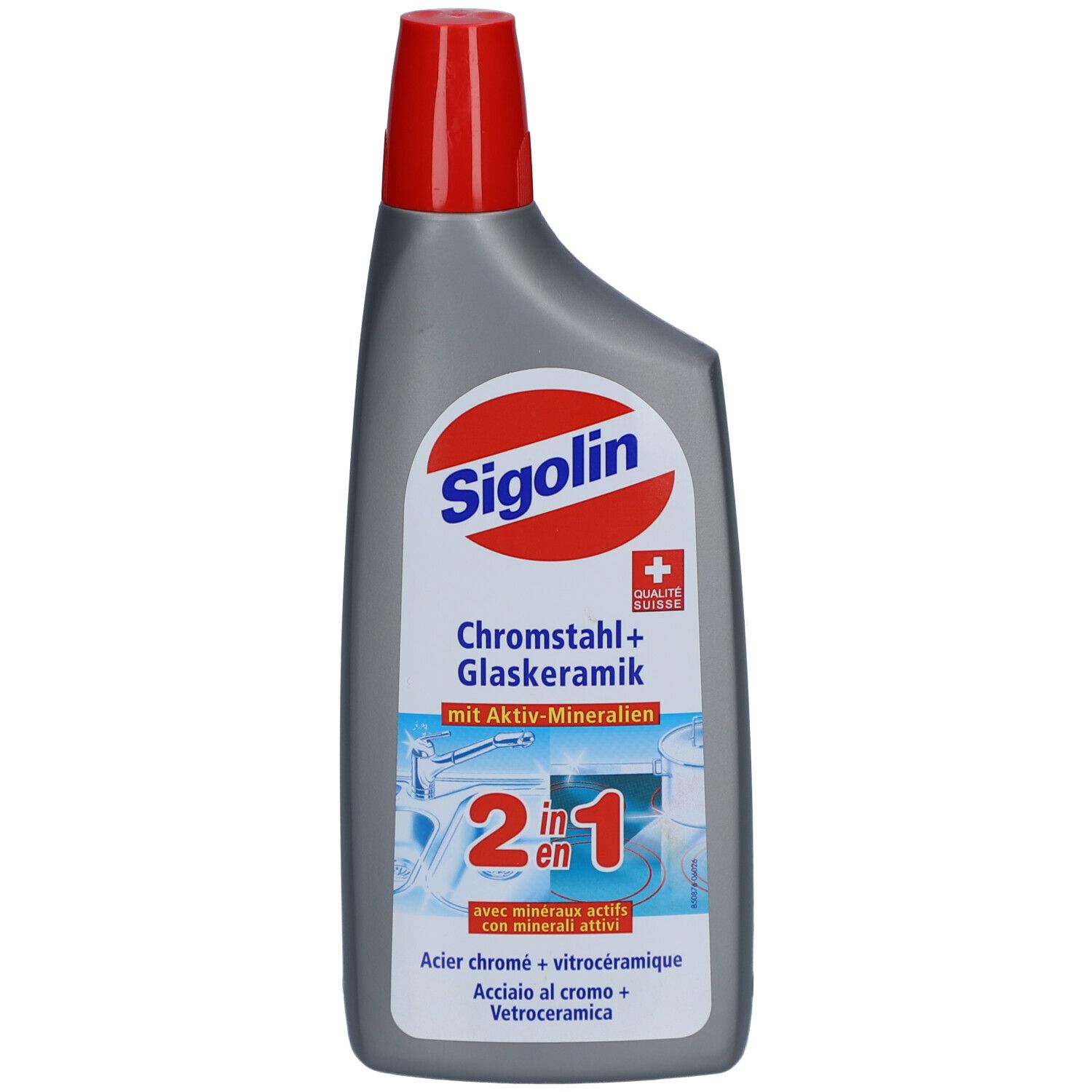 Sigolin 2in1 Chromstahl+Glaskeramik Fl 250 ml Flüssigkeit