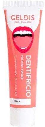 Geldis Dentifricio Pesca rosa 100 ml Trattamento Idratante per Denti Sensibili e Mucose Delicate