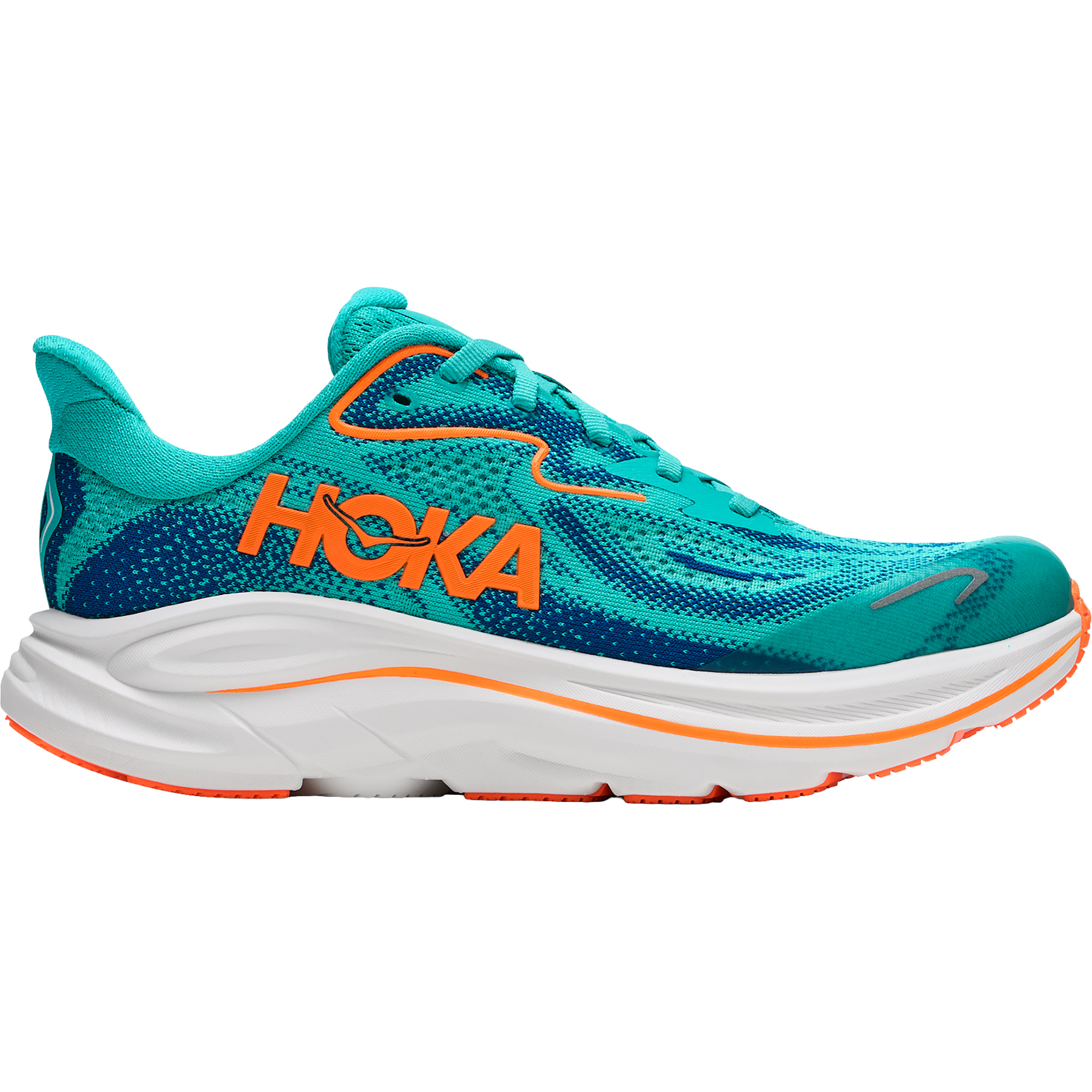 Hoka Clifton 10 Big Kids Kinder Laufschuhe tuerkis Größe 36.5 Laufen Schnell trocknend
