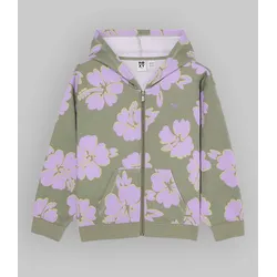 Roxy Twenty Five Miles Kids Sweatjacke oil green hippy shake Gr. T16