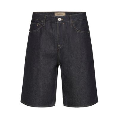 Bermudas BLEND "Bermudas BHBreeze Loose Fit", Herren, Gr. XXL, N-Gr, blau (denim aut. unwashed), Obermaterial: 100% Baumwolle CO., Hosen Bermudas