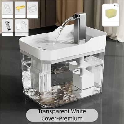 Uplifted Finds Live Stream High Visibility Pet Fountain transparent