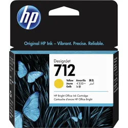 HP Original 712 Druckerpatrone - gelb (3ED69A)