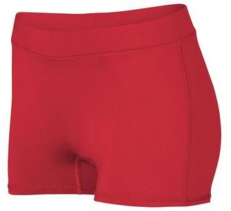 Augusta Sportswear 1233 Girls Dare Shorts in Red size Small   Polyester/Spandex Blend