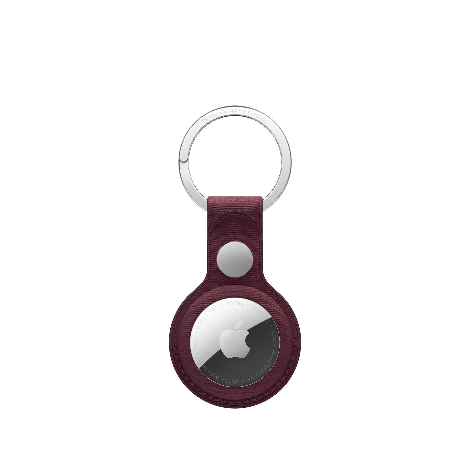 Apple AirTag Feingewebe Schlüsselanhänger - Burgunder MKG04ZM/A