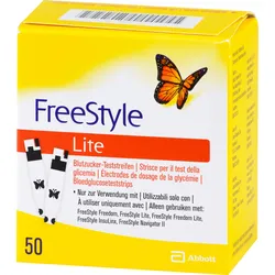 Freestyle Lite Teststreifen ohne Codieren 50 ST