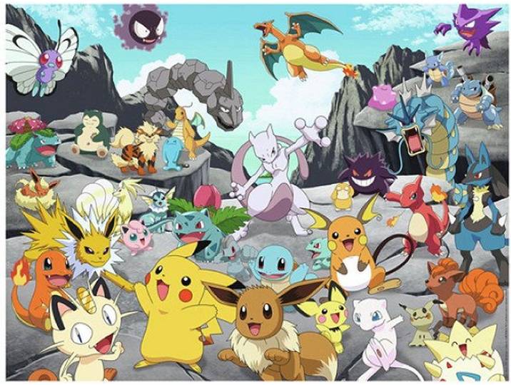 Ravensburger 00726 - Puzzel - Pokémon Classics - 1500 stukjes