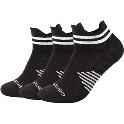 CAMANO Sneakersocken performance training light, Größe 39/42 in Schwarz Schwarz